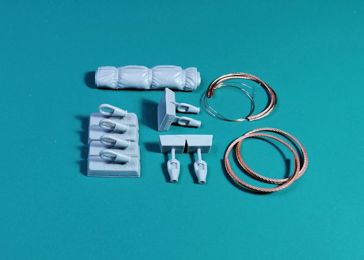 Eureka XXL ER-3563 Towing cable for BMR-1 + slings for minesweepers 1/35 – immagine 2