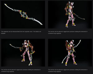 Meng Model MECHA-005M Multipurpose Humanoid Decisive Weapon, Artificial Human Evangelion Production Model-08y – imagen 3