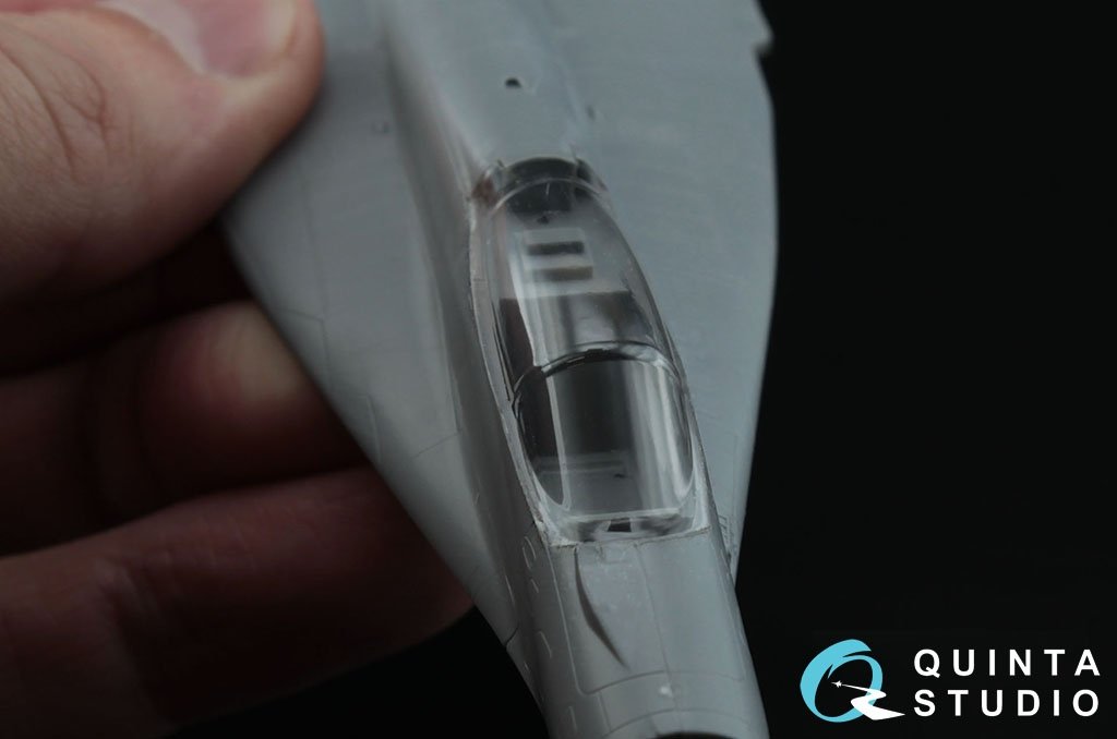Quinta Studio QC72002 MiG-29 vacuformed clear canopy 2 pcs (for 7278, 7309 Zvezda kit) 1/72 – imagen 2