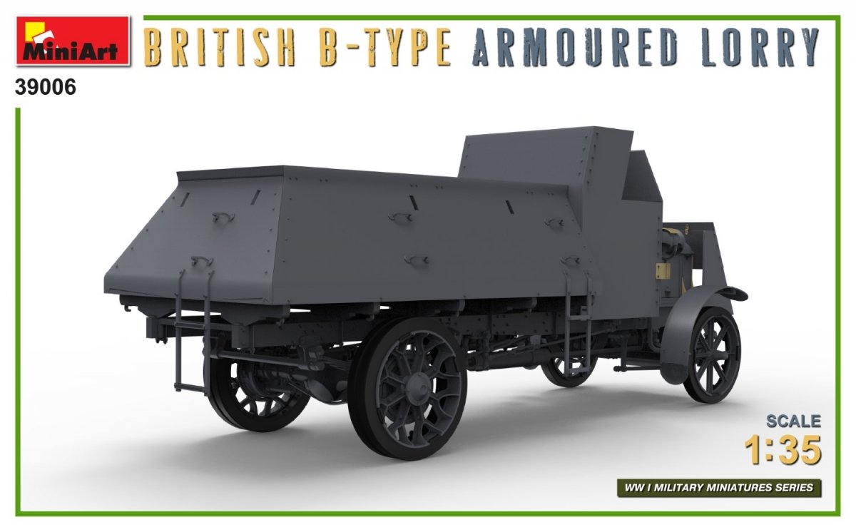 Miniart 39006 BRITISH B-TYPE ARMORED LORRY 1/35 – image 9
