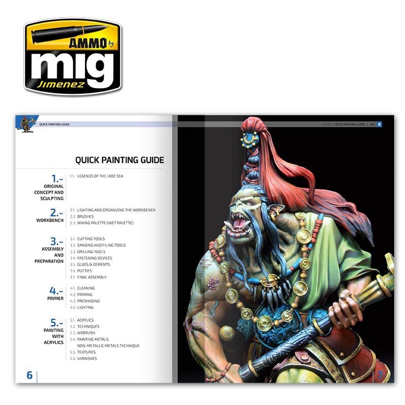 Ammo of Mig Jimenez 6220 ENCYCLOPEDIA OF FIGURES MODELLING TECHNIQUES VOL. 0 - QUICK GUIDE FOR PAINTING (English) – Bild 8