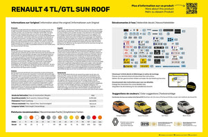 Heller 58704 Renault 4 TL/GTL Sun Roof - Starter Kit 1/24 – immagine 4