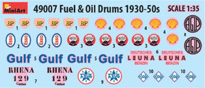 MiniArt 49007 FUEL &amp;amp; OIL DRUMS 1930-50s 1/48 – Bild 2