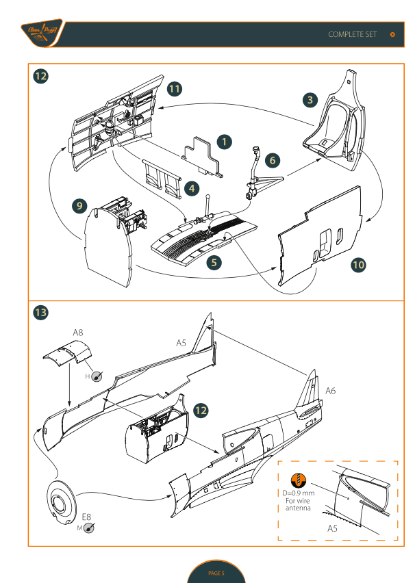 Hélice transparente ! Kit avancé CP4804 H-75N Hawk 1/48 – image 30