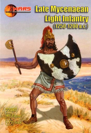 Mars 72087 Late Mycenaean Light Infantry (40figs) 1/72