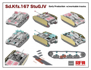 Rye Field Model 5060 Sd.Kfz.167 StuG.IV Early Production w/workable track links 1/35 – Bild 2