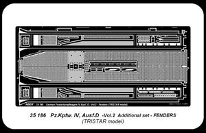 Aber 35186 German medium tank Pz.Kpfw. IV, Ausf. D - vol. 2 - additional set - fenders 1/35 – immagine 4