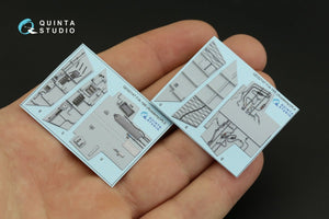 Quinta Studio QD32147 F/A-18B 3D-Printed &amp;amp; coloured Interior on decal paper (Academy) 1/32 – Bild 5