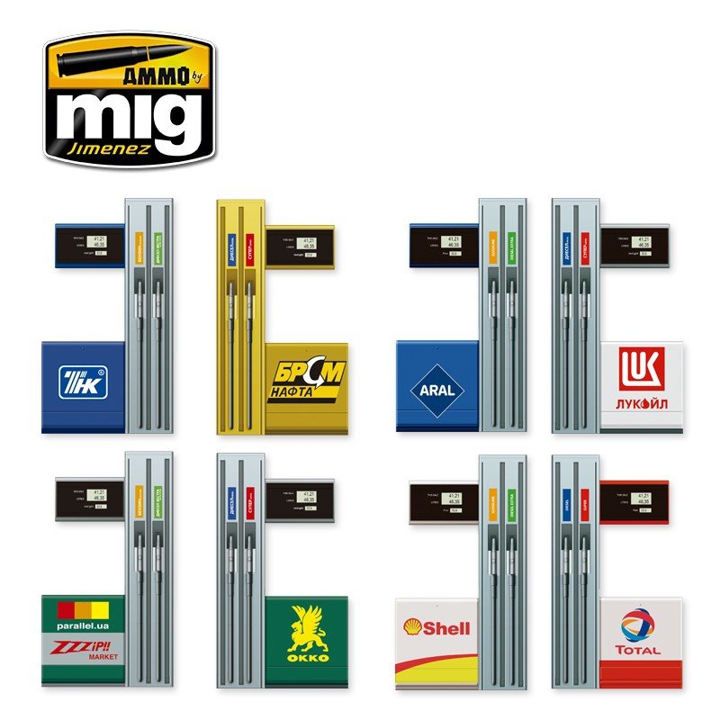 AMMO of Mig Jimenez 8501 MODERN GAS PUMPS Limited Edition 1/35 – Bild 4