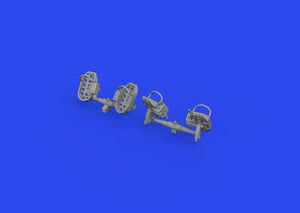 Eduard 632193 Bf 109E rudder pedals late PRINT 1/32 – immagine 3