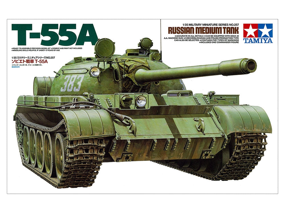 Tamiya 35257 Russian Medium Tank T-55A 1/35 – Bild 2