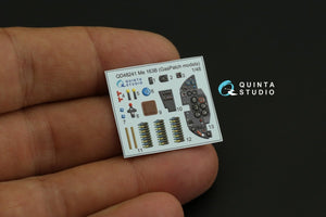 Quinta Studio QD48241 Me 163B 3D-Printed &amp;amp; coloured Interior on decal paper (GasPatch models) 1/48 – immagine 3