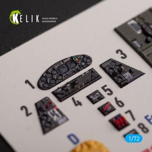 KELIK K72156 TBM-3E - interior 3D decals for Hobby 2000/Hasegawa kit 1/72 – Bild 4