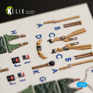 KELIK K72044 BLACKBURN BUCCANEER S.2C INTERIOR 3D DECALS FOR AIRFIX KIT 1/72 – immagine 6