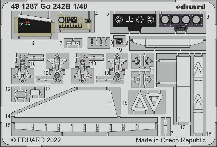 Eduard BIG49346 Go 242B ICM 1/48 – immagine 3