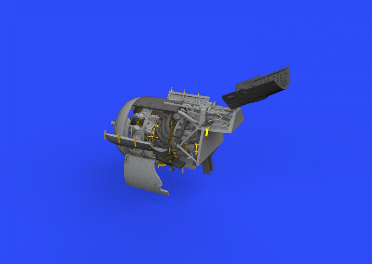 Eduard 648355 Fw 190A-4 engine &amp;amp; fuselage guns EDUARD 1/48 – Bild 3