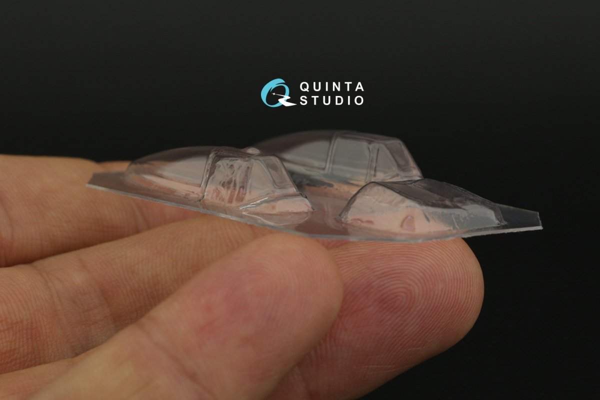 Quinta Studio QC72035 Hawker Typhoon Mk.1b (early) vacuumed clear canopy (Brengun) 1/72 – immagine 5