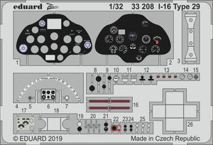 Eduard 33208 I-16 Type 29 ICM 1/32