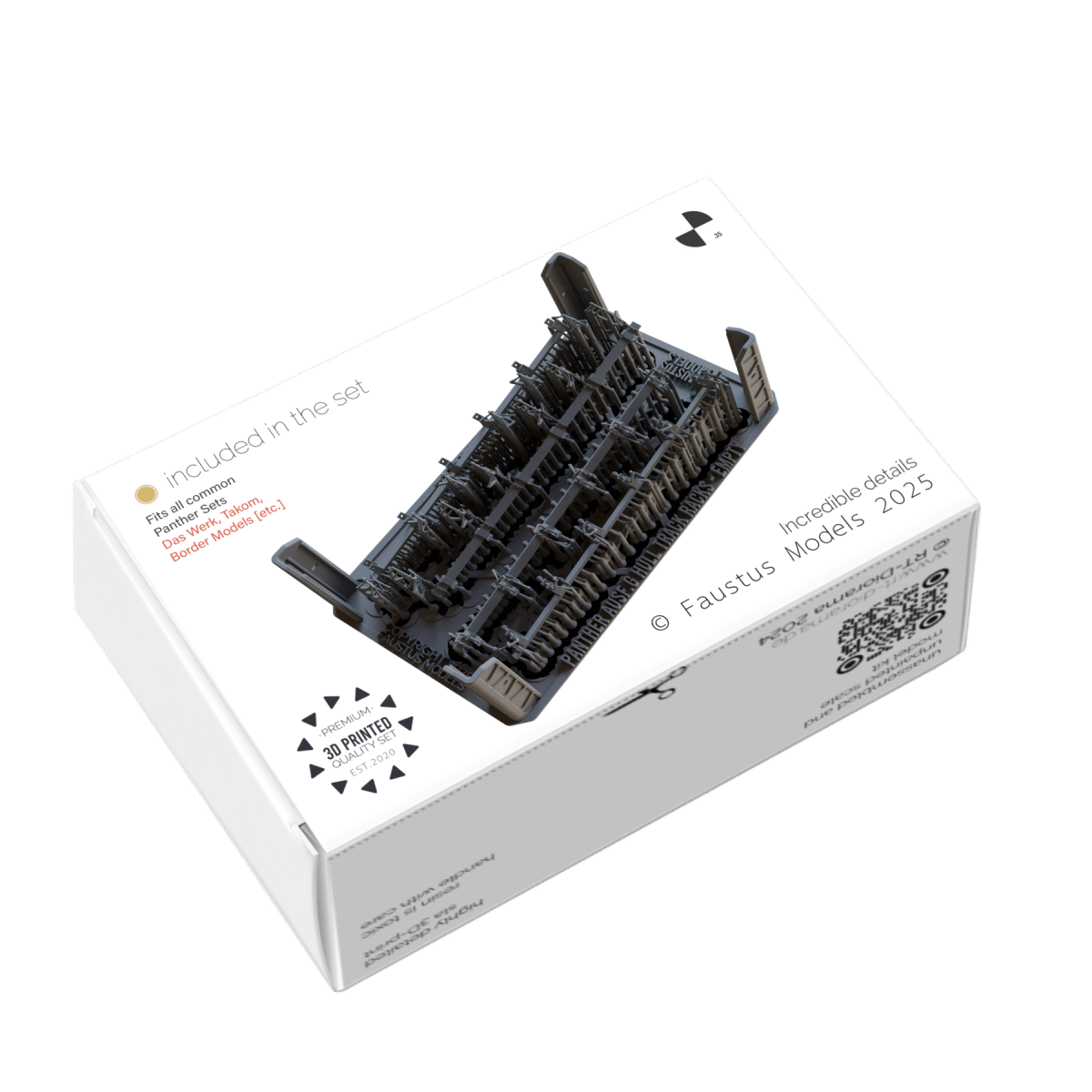 Faustus Models FM35061 Panther Ausf.G Hull Track Racks Empty 1/35