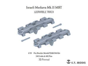 ET Model P35-402 Israeli Merkava Mk.II MBT Workable Track For Border Model/TAKOM Kit 1/35