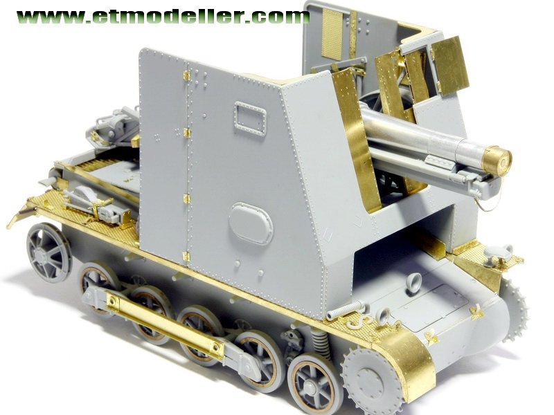 E.T. Model E35-007 WWII German Pz.Kpfw.I Ausf.B 15cm &amp;quot;BISON&amp;quot; (For DRAGON 6259) 1/35 – imagen 2