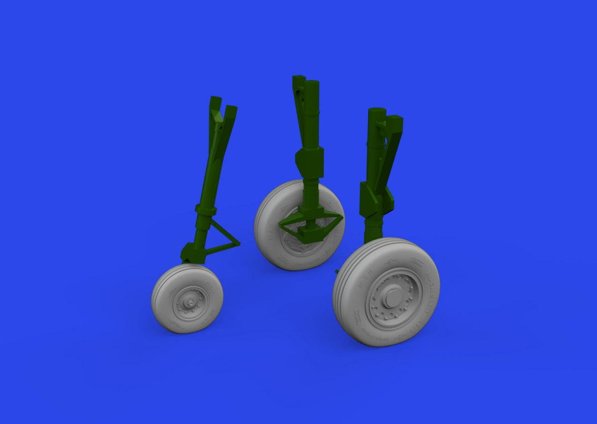 Eduard 6481019 A-10C wheels GREAT WALL HOBBY 1/48 – immagine 3