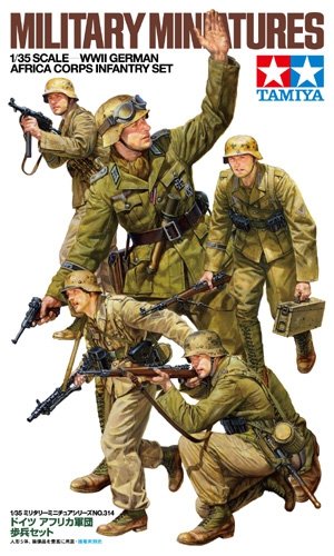 Tamiya 35314 German Afrika Corps Infantry 1/35