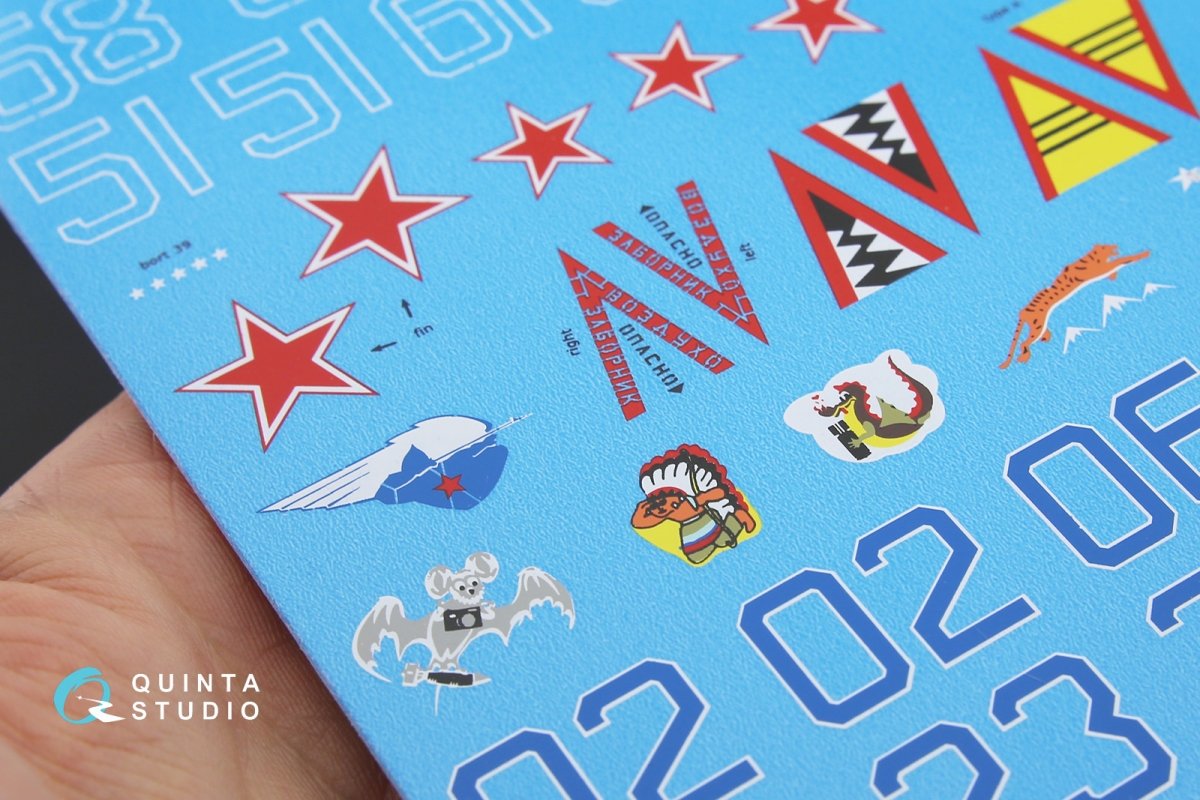 Quinta Studio MMD48005 Decal Su-17M4 (Afgan war series) 1/48 – immagine 6