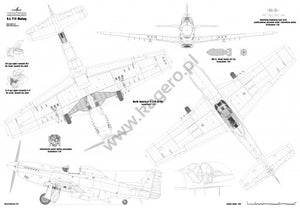Kagero 7028 North American P-51 Mustang B/C/D/K models EN/PL – immagine 3