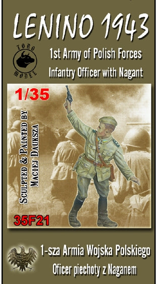 Toro 35F21 Lenino 1943 - 1-sza Armia Wojska Polskiego - Oficer piechoty z Naganem 1/35