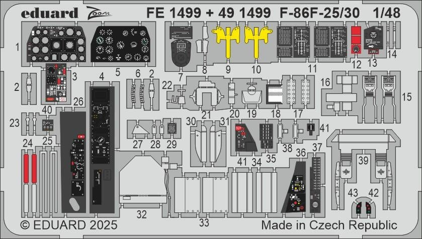 Eduard 491499 F-86F-25/30 Airfix 1/48 – image 2