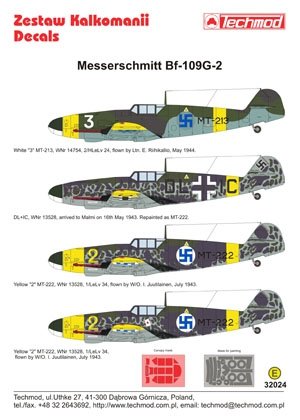 Techmod 32024 - Messerschmitt Bf 109G-2 1/32 – imagen 2