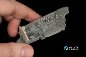 Quinta Studio QD48214 F-15C PAD-upgraded 3D-Printed &amp;amp; coloured Interior on decal paper with resin parts (GWH) 1/48 – Bild 2
