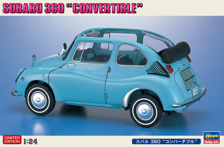 Hasegawa 20494 Subaru 360 "Convertible" 1/24