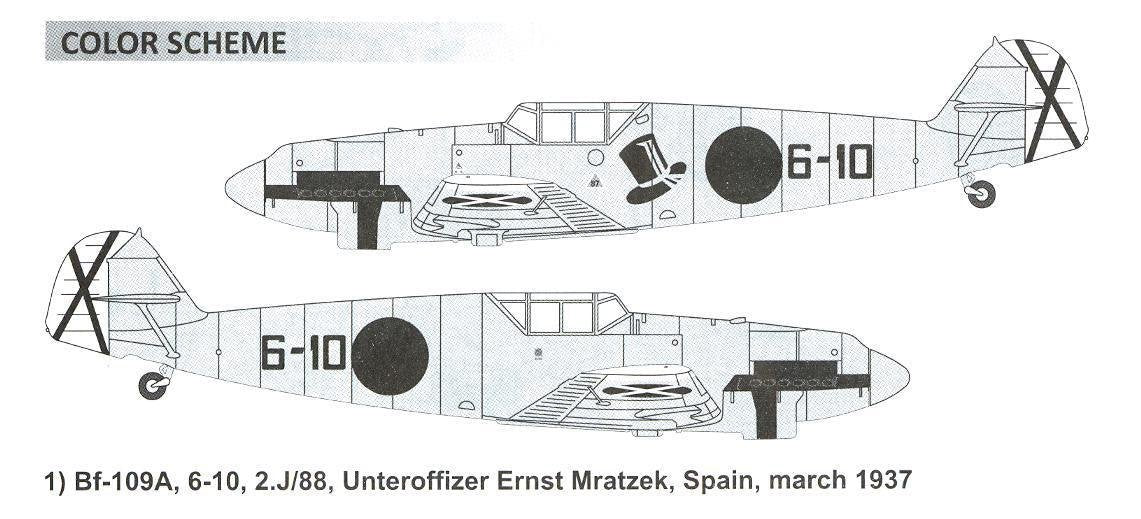 Dora Wings 48009 Bf.109 A/B Legion Condor 1/48 – Bild 6