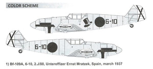 Dora Wings 48009 Bf.109 A/B Legion Condor 1/48 – Bild 6