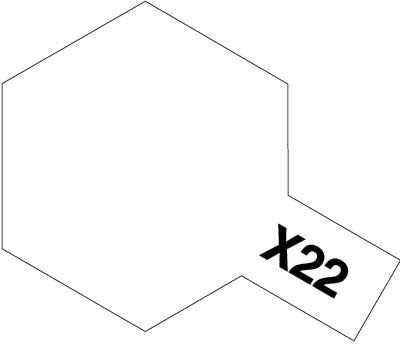 Tamiya X22 Clear (81522) Acrylic paint 10ml – zdjęcie 2