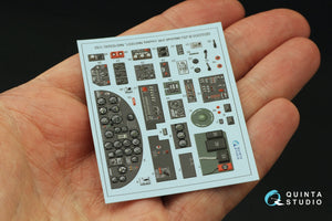 Quinta Studio QD32203 B-25J Mitchell Glass nose 3D-Printed &amp;amp; coloured Interior on decal paper (HK models) 1/32 – immagine 3