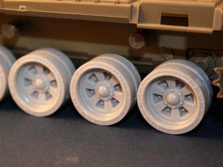 Roues de route Panzer Art RE35-114 pour chars de combat principaux T-72/90, échelle 1/35 – image 2