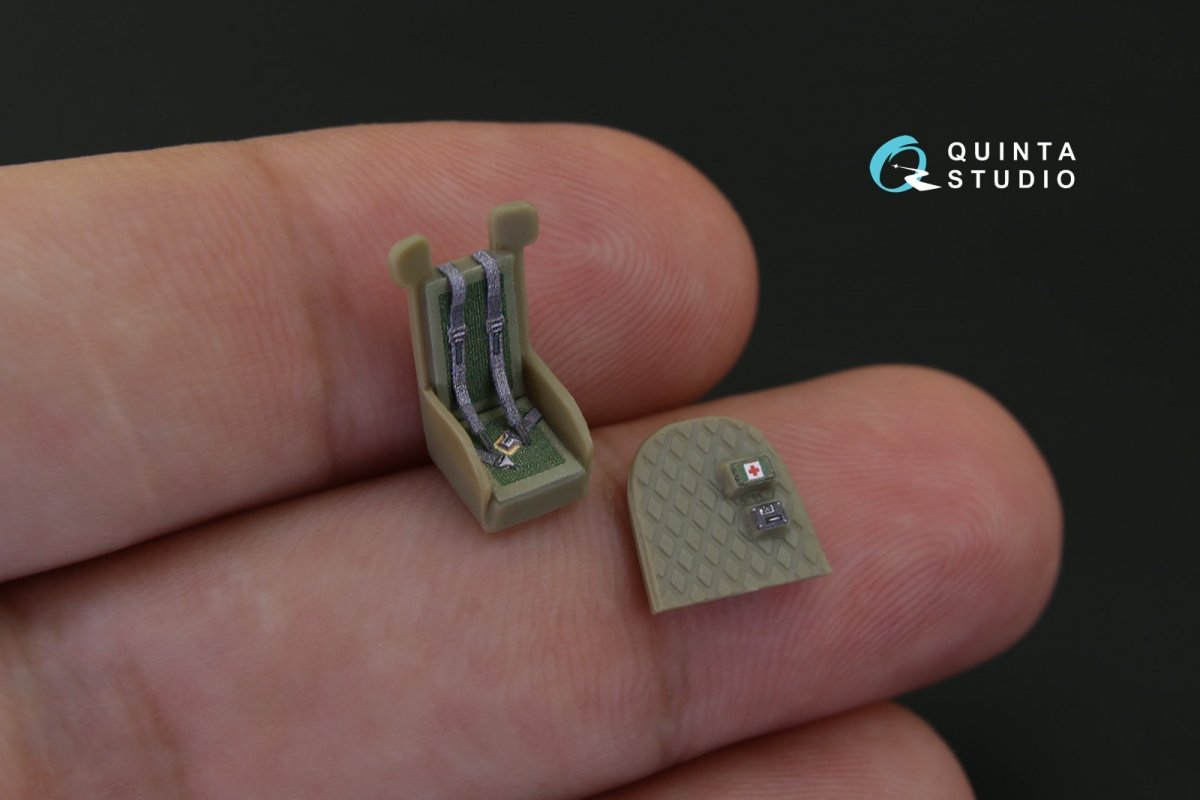 Quinta Studio QD72028 Ah-1G 3D-Printed &amp;amp; coloured Interior on decal paper (AZ models) 1/72 – immagine 5