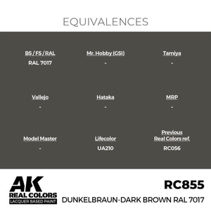 AK Interactive RC855 Dunkelbraun-Dark Brown RAL 7017 17 ml – image 3