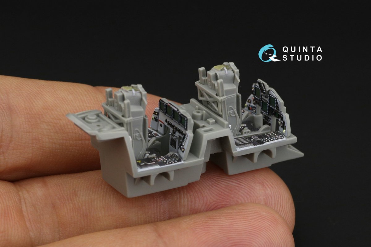 Quinta Studio QD72034 F-15E 3D-Printed &amp;amp; coloured Interior on decal paper (GWH) 1/72 – Bild 4