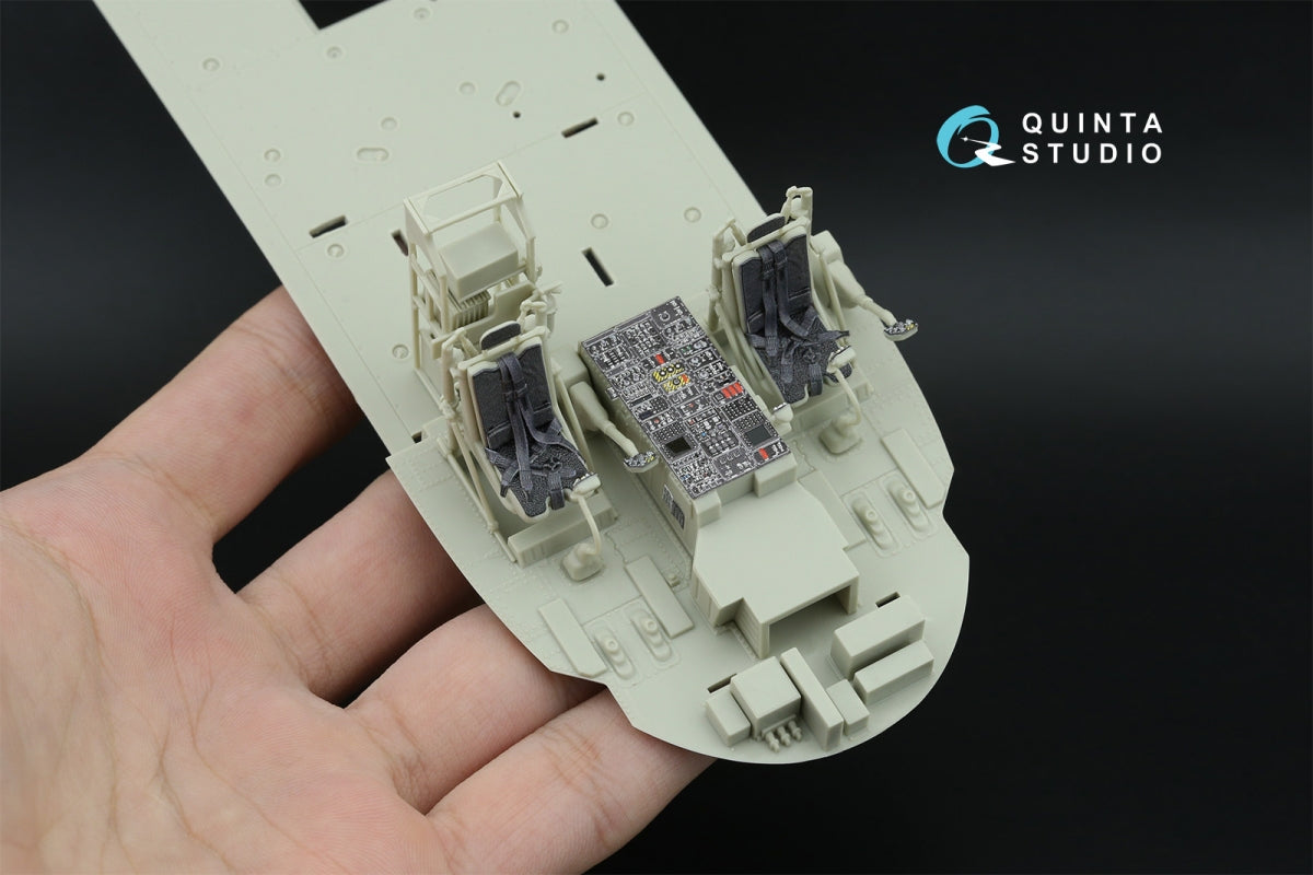 Quinta Studio QD35165 HH-60H Rescue Hawk 3D-Printed &amp; coloured Interior on decal paper (Kitty Hawk) 1/35