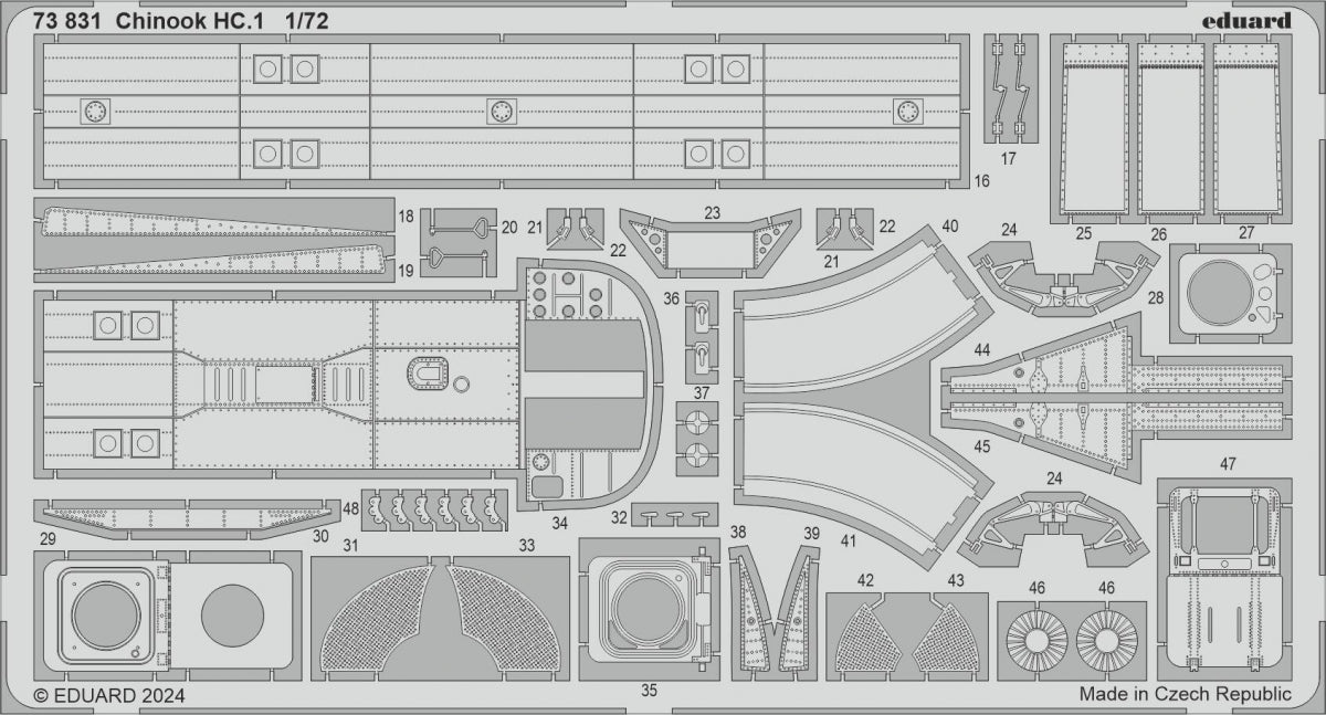Eduard 73831 Chinook HC.1 AIRFIX 1/72 – image 2