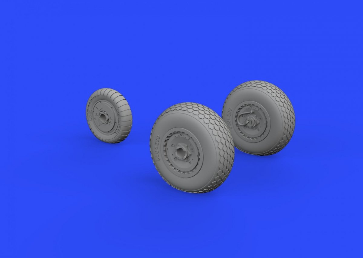 Eduard 672159 Me 262 wheels 1/72 AIRFIX – Bild 2
