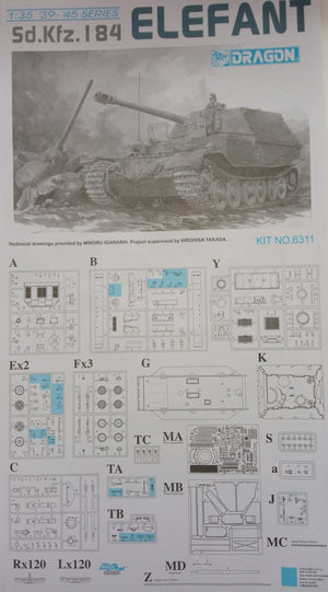 Dragon 6311 Sd.Kfz. 184 Elefant 1/35 – Bild 4