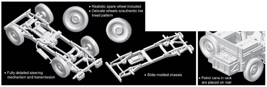 Dragon 7481 SAS Raider 4x4 Truck 1/72 – immagine 3