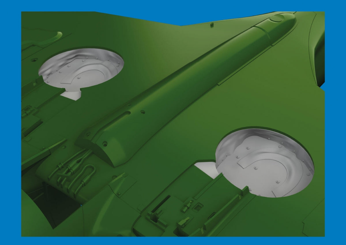 Eduard 6481068 P-40 wheel bays with canvas PRINT Eduard 1/48 – immagine 2