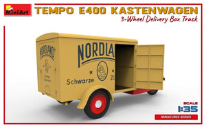 MiniArt 38047 TEMPO E400 KASTENWAGEN 3-WHEEL DELIVERY BOX TRACK 1/35 – immagine 6