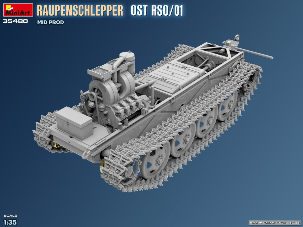 Miniart 35480 Raupenschlepper Ost RSO/01 Mid Prod. 1/35 – zdjęcie 13